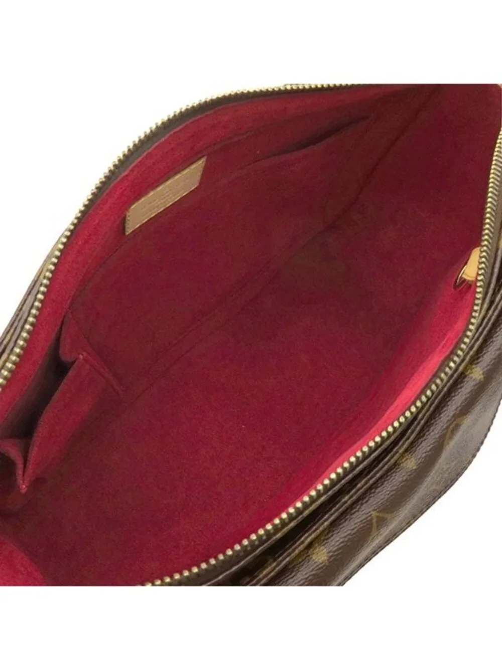 Louis Vuitton Shoulder Bag Viva Cite GM Monogram Canvas Gold Brown